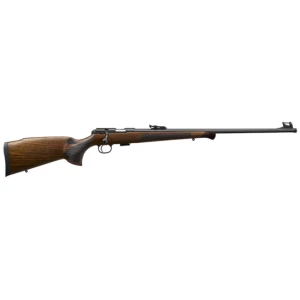 CZ 457 Premium .22 LR rifle 24.8 in blued barrel Turkish walnut stock