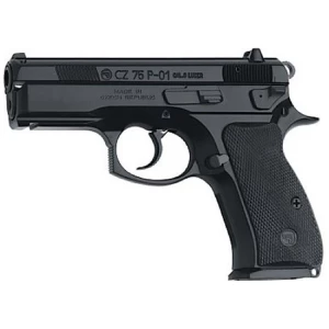 CZ-USA P-01 compact 9mm pistol in black, side view