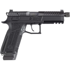 CZ P-09 F Nocturne SR 9mm suppressor-ready pistol, 21rd, 1/2x28 threaded, black