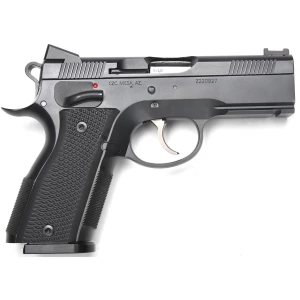 CZ-USA A01-C 9mm pistol with 3.85in match barrel, black finish and fiber-optic front sight