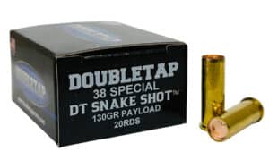 Double Tap SnakeShot .38 Special 20rd box #9 shot wadcutter shotshell