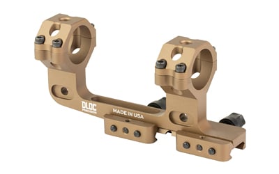 DLOC Precision 30mm tan cantilever scope mount, 2.05 inch centerline, Picatinny fit
