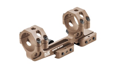 DLOC Precision 34mm cantilever scope mount in tan, 2.05" height