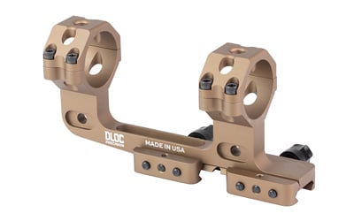 DLOC Precision 34mm cantilever scope mount in tan, 2.05" height