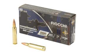 Fiocchi Hyperformance SBR .223 Rem 77 gr HPBT 20-round box