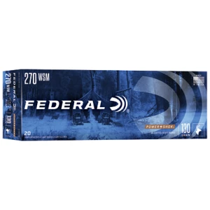 Federal Power-Shok .270 WSM 130 gr Soft Point 20-round box