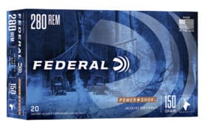 Federal Power-Shok .280 Rem 150gr Jacketed Soft Point 20rd box