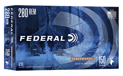 Federal Power-Shok .280 Rem 150gr Jacketed Soft Point 20rd box
