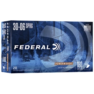 Federal Power-Shok .30-06 Springfield 180gr Jacketed Soft Point 20rd box