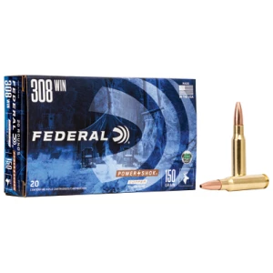 Federal Power-Shok Copper .308 Win 150 gr CHP 20-count box