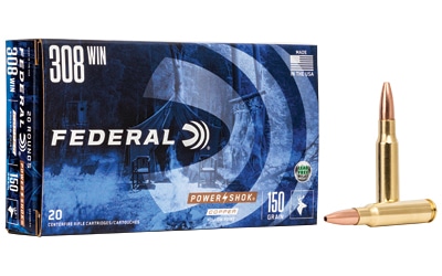 Federal Power-Shok Copper .308 Win 150 gr CHP 20-count box