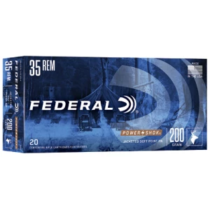 Federal Power-Shok .35 Remington 200 grain JSP rifle ammunition 20 rd box