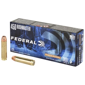 Federal Power-Shok .450 Bushmaster 300gr ammunition box, 20 rounds