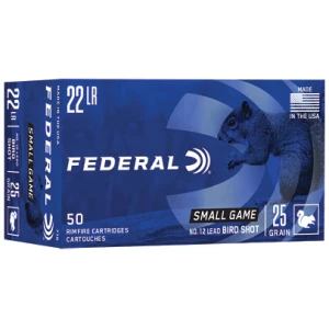 Federal Game-Shok .22 LR 25 gr bird shot 50 round box