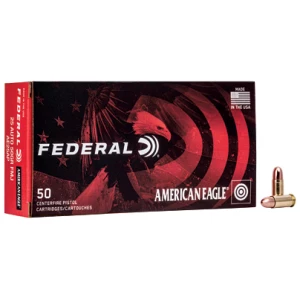 Federal American Eagle .25 ACP 50 gr FMJ ammunition 50-round box
