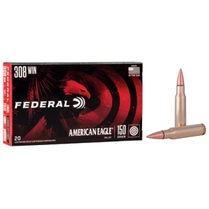 Federal American Eagle .308 Win 150gr FMJ-BT 20rd box