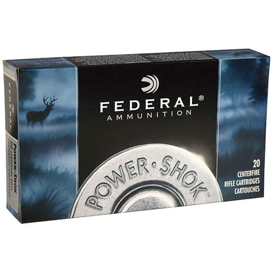 Federal Power-Shok .375 H&H 270 gr SP rifle ammunition 20-round box