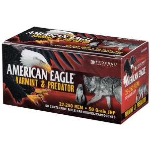 Federal American Eagle .22 Hornet 35 gr Tipped Varmint 50 round box