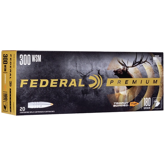 Federal Premium Vital-Shok .300 WSM 180gr Trophy Bonded Tip 20-round box