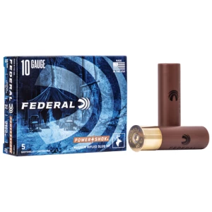 Federal Power-Shok 10ga 3.5" 1.75oz rifled hollow point slug box