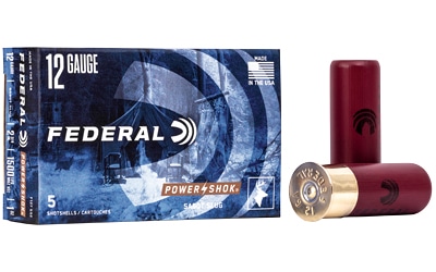 Federal Power-Shok 12ga 2.75in 1 oz Sabot Slug 5rd box image