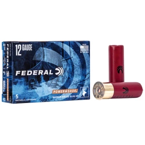 Federal Power-Shok 12ga 3in 1-1/4oz rifled hollow-point slug 5rd box