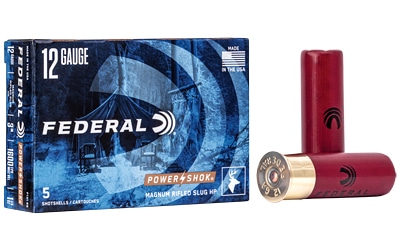 Federal Power-Shok 12ga 3in 1-1/4oz rifled hollow-point slug 5rd box