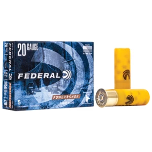Federal Power-Shok 20ga 2.75 in sabot slug shotshell 5rd box
