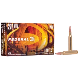 Federal Fusion .270 Winchester 130 grain Fusion Soft Point 20 round box