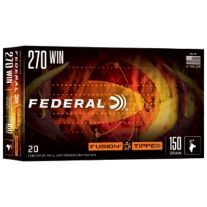 Federal Fusion Tipped .270 Winchester 150 gr 20-round box