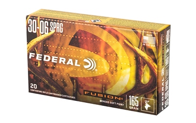 Federal Fusion .30-06 Springfield 165gr Fusion Soft Point 20 round box