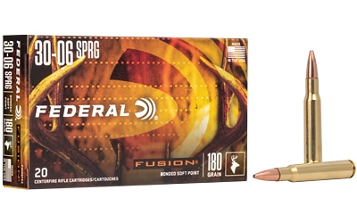 Federal Fusion .30-06 Springfield 180 gr Fusion Soft Point ammunition 20rd box