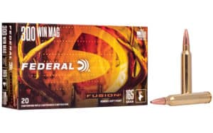 Federal Fusion 300 Win Mag 165 gr 20-round box of rifle ammunition
