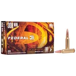 Federal Fusion .308 Win 180 gr Jacketed Soft Point 20-count box
