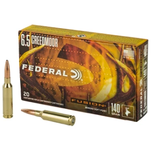 Federal Fusion 6.5 Creedmoor 140gr Fusion Soft Point 20-round box