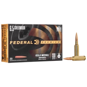 Federal Gold Medal 6.5 Creedmoor 130gr Berger Hybrid OTM 20rd box