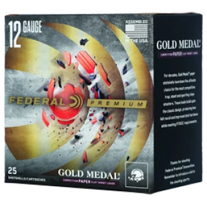 Federal Premium Gold Medal Paper 12ga 2-3/4" 1 oz #7.5 shotshells box