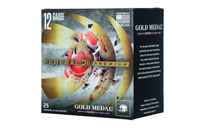 Federal Premium Gold Medal Paper 12ga 2-3/4" 1 oz #7.5 shotshells box