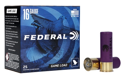 Federal Game-Shok Upland 16ga 2.75in 1oz #6 shot ammunition box