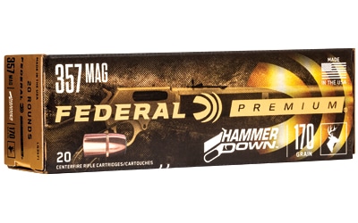 Federal HammerDown .357 Magnum 170 grain ammunition box 20 rounds