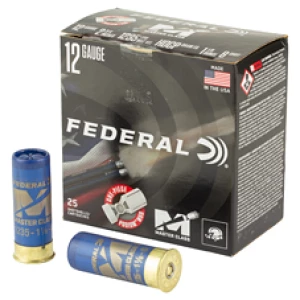 Federal Master Class 12ga 2.75in 1-1/8 oz #8 shotshells 25 per box