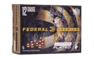 Federal Premium Vital-Shok 12 GA 3" #00 Buckshot 15-pellet 5rd box