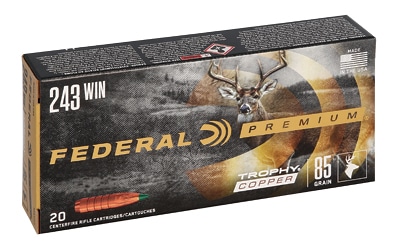 Federal Premium Trophy Copper .243 Win 85 gr ammunition 20rd box