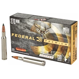 Federal Premium 270 Win 130 gr Trophy Copper 20rd box