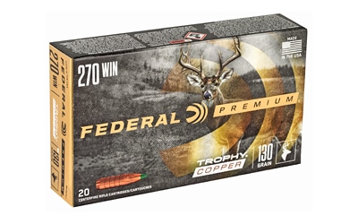 Federal Premium 270 Win 130 gr Trophy Copper 20rd box
