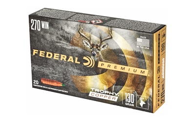 Federal Premium 270 Win 130 gr Trophy Copper 20rd box