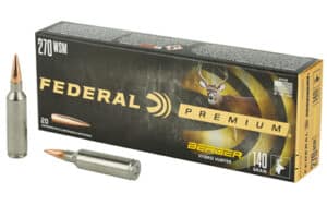 Federal Premium .270 WSM 140 gr Berger Hybrid Hunter 20-count box