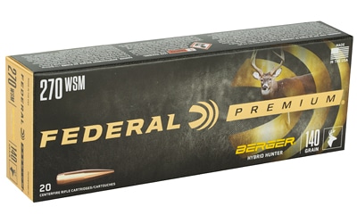 Federal Premium .270 WSM 140 gr Berger Hybrid Hunter 20-count box