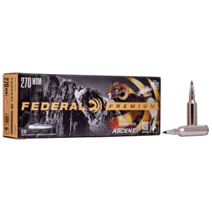 Federal Premium Terminal Ascent .270 WSM 136 gr box of 20 rifle ammunition