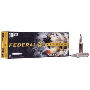 Federal Premium Terminal Ascent .300 WSM 200 gr ammunition box, 20 rounds